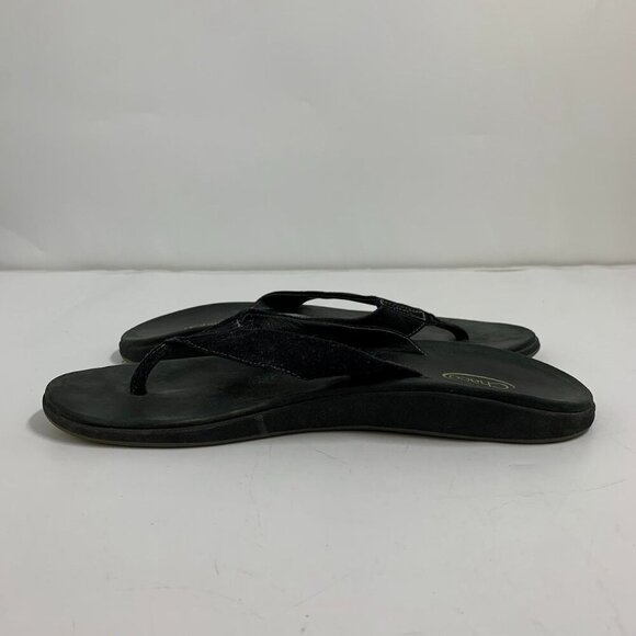 Chaco Men's Suede Leather Outdoor Thong Flip Flop Sandals Size 13 - Picture 3 of 12